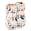 Lange d’Emmaillotage sans manches motif floral coloré vue avant et arrière