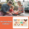 Puzzle personnalisé en bois idéal pour Noël ou anniversaire.