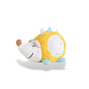 Peluche veilleuse bébé hérisson avec projection étoilée intégrée.