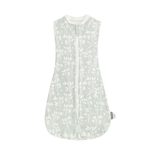 Lange d'Emmaillotage EcoWrap motif feuilles.