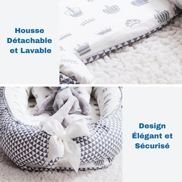 Housse lavable et amovible pour un Réducteur de Lit Bébé toujours propre.