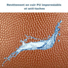 Revêtement imperméable et anti-taches en cuir PU de la poussette 3 en 1