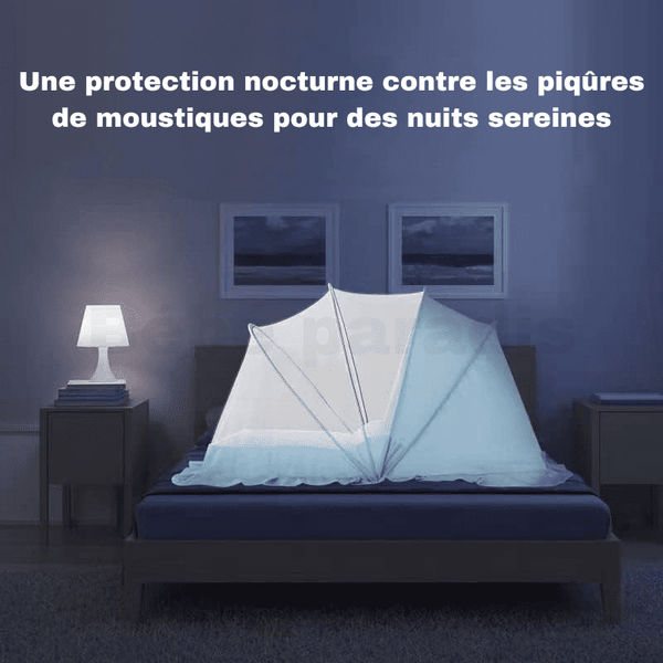 Moustiquaire bébé pliable offrant une protection nocturne optimale.
