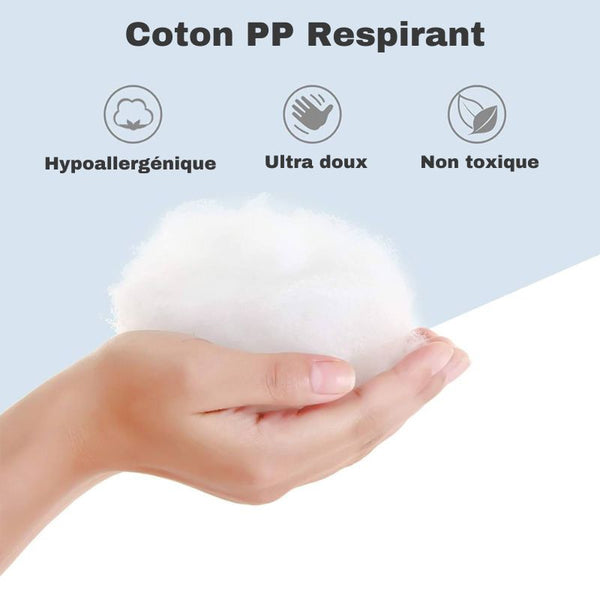 Matériau doux et non toxique du Tour de Lit Tressé BabyBraide.