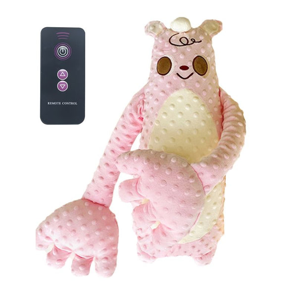 Peluche Tapotante Bébé rose avec télécommande incluse