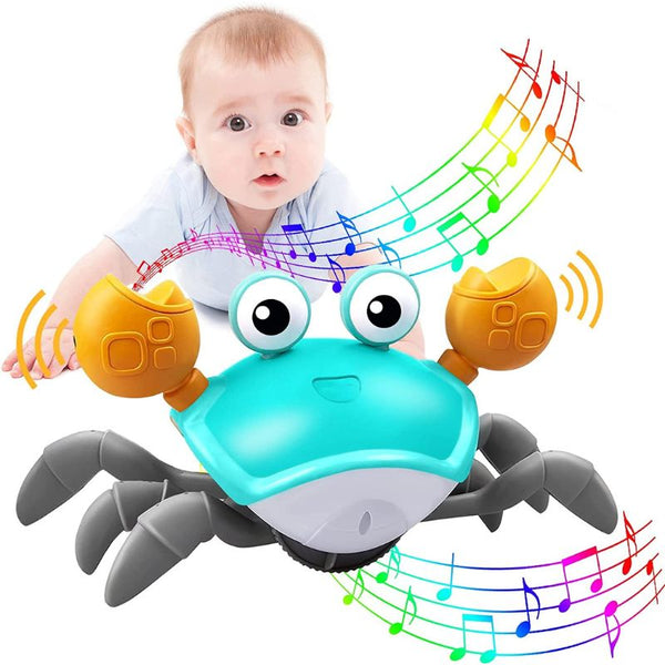 Jouet Crabe Bébé avec musique qui attire l’attention des tout-petits.