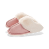 Chaussons Chauds Femme rose avec peluche chaude pour un confort optimal.