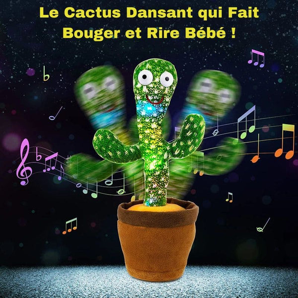 Le Jouet d'Éveil Bébé Cactus qui Danse pour des soirées amusantes.