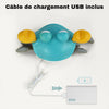 Vue de dessus du Jouet Crabe Bébé rechargeable avec câble USB inclus.
