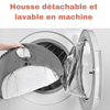 Housse détachable de la Balancelle Bébé Électrique, lavable en machine pour un entretien facile.