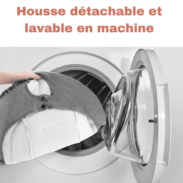 Housse détachable de la Balancelle Bébé Électrique, lavable en machine pour un entretien facile.