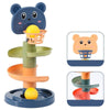 Jouet d'Éveil Bébé Tour à balles rotative modèle 3 niveaux.