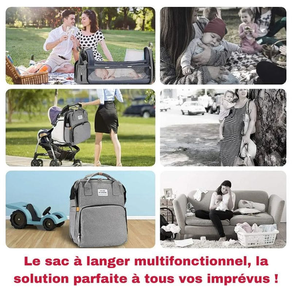 Sac à Dos à Langer multifonctionnel pour toutes les sorties avec bébé.