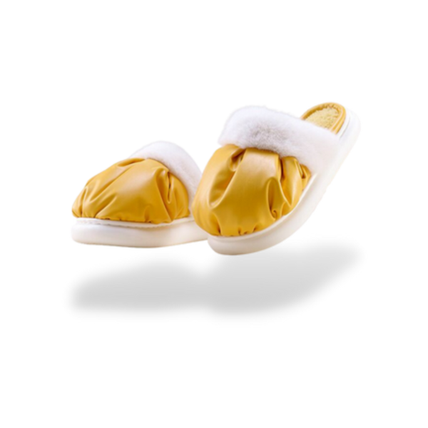 Chaussons Femme Confort - jaune