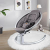 Balancelle électrique Bébé grise élégante, avec finition haut de gamme.