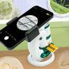 Microscope de poche Enfant avec support pour capturer des images via smartphone.