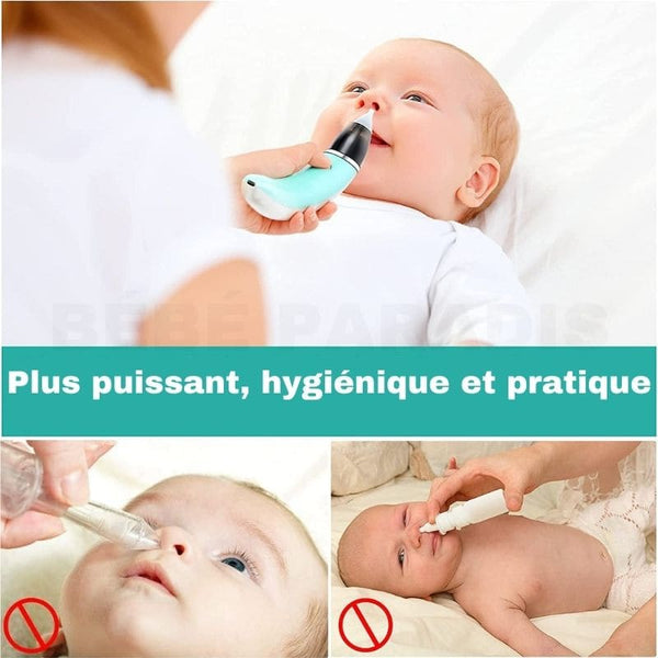 Aspirateur Nasal Bébé électrique - Puissant, hygiénique et pratique