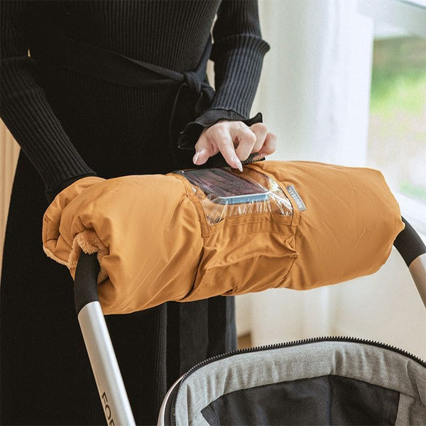 Protège Main Poussette en Tissu Résistant avec Coloris Vif