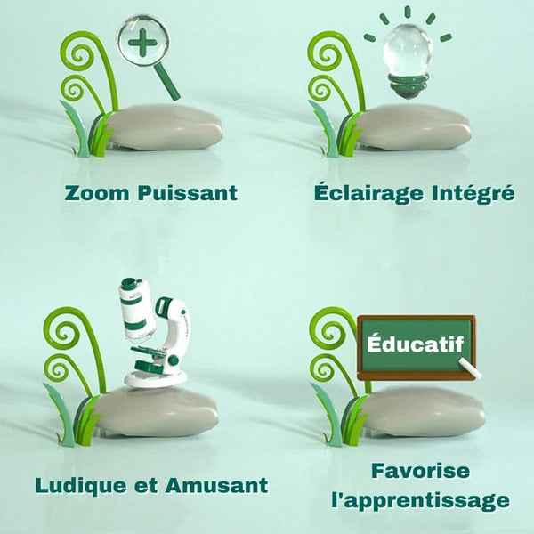 Microscope de poche Enfant : un outil éducatif ludique et éclairé.