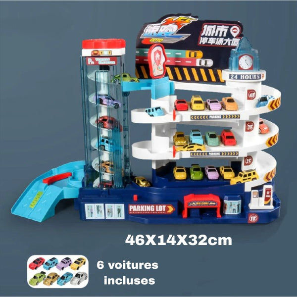 Circuit Voiture Enfant - Garage Interactif | LionDen