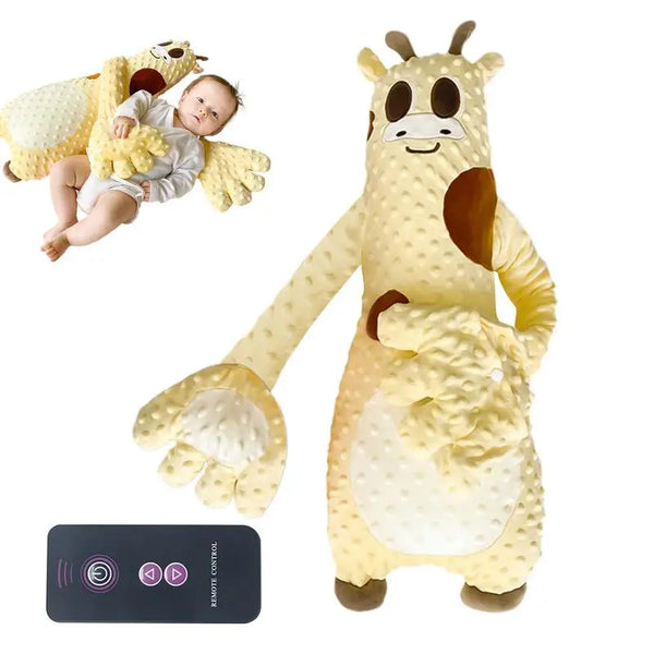 Peluche Tapotante Bébé girafe taille réelle et télécommande