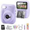 Appareil Photo Enfant violet avec Impression Instantanée et accessoires – Cocon d'Ange