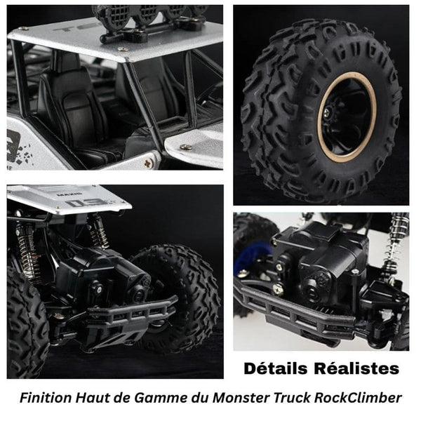 Détails réalistes du Buggy RC Télécommandé 4x4 Tout Terrain : pneus, suspensions et habitacle – Cocon d'Ange