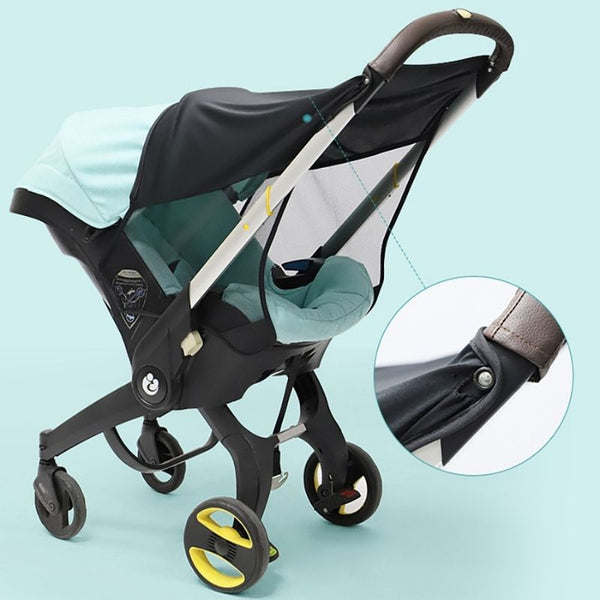 Ombrelle de Protection pour Poussette Siège Auto avec fixation latérale – Cocon d’Ange