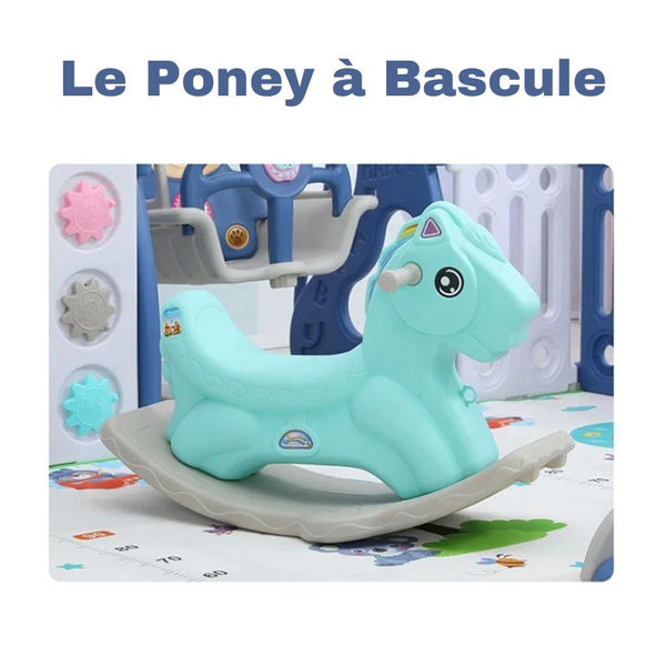 Un poney à bascule amusant pour compléter le Parc Bébé Modulable - Cocon d'Ange.