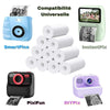 Rouleaux Papier Thermique 57×25 mm compatibilité universelle SmartPics PixiFun InstantPix DIYPix - Cocon d'Ange