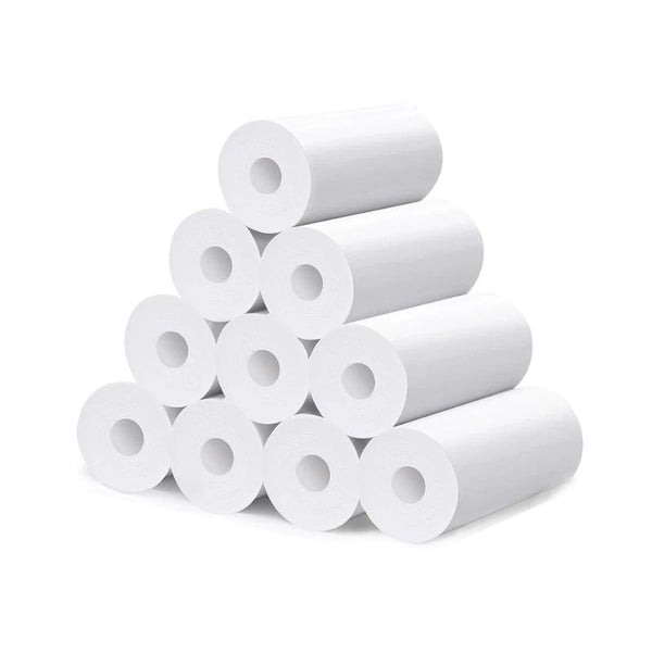 Pack de 10 Rouleaux Papier Thermique 57×25 mm pour appareils photo enfants - Cocon d'Ange