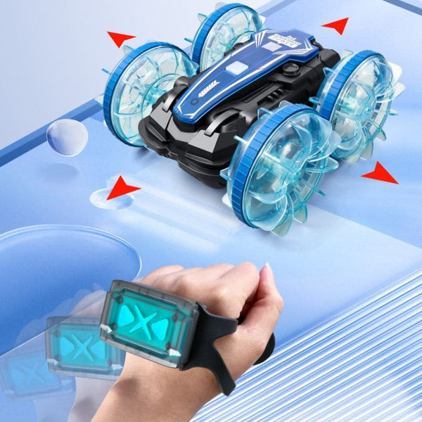 Voiture Télécommandée Amphibie contrôlée par bracelet gestuel futuriste – Cocon d'Ange