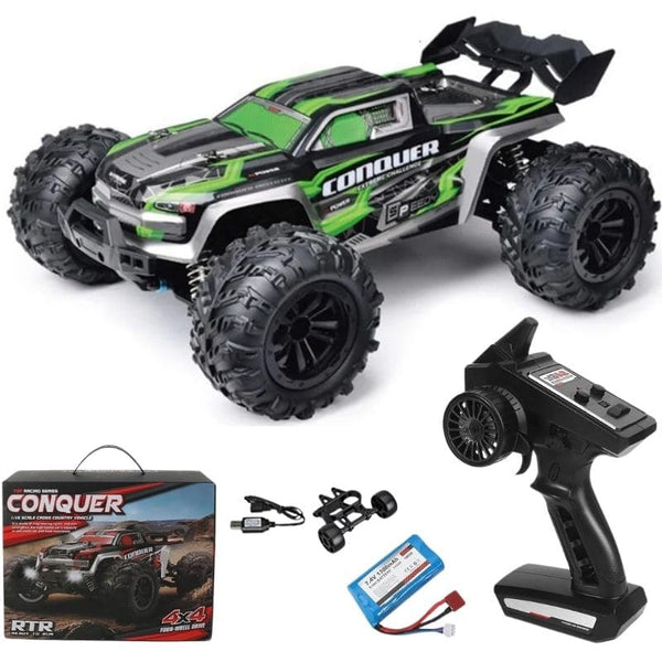Voiture Télécommandée Buggy verte avec télécommande et accessoires - Cocon d'Ange
