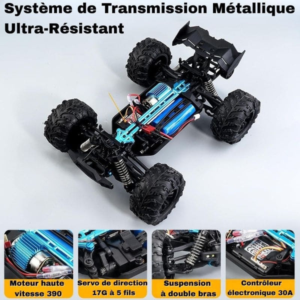 Voiture Télécommandée Buggy avec système de transmission métallique ultra-résistant - Cocon d'Ange