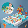 Construction interactive avec le Jouet Perceuse Visseuse enfant.