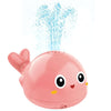 Jouet de bain bébé Luna la baleine modèle dauphin rose