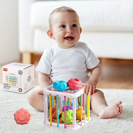 Jouet interactif Cube d'Éveil Bébé pour l'exploration.