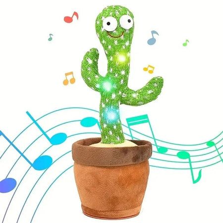 Jouet d'Éveil Bébé Cactus qui Danse interactif pour l'éveil des tout-petits.