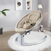 Balancelle électrique Bébé beige élégante, avec finition haut de gamme.