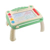 Ardoise magnétique effaçable DoodlePad verte avec pieds et accessoires de dessin colorés - Cocon d'Ange