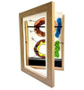 Cadre à dessins ArtFrame effet bois à façade ouvrante avec les créations de l'enfant - Cocon d'Ange