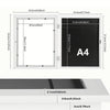 Dimensions du cadre ArtFrame : 33,2 × 24,5 cm pour des feuilles A4, zone visible 20,3 × 29 cm - Cocon d'Ange