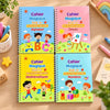 Quatre cahiers d'apprentissage WriteSpark colorés sur le dessin, l'alphabet, les mathématiques et les nombres - Cocon d'Ange
