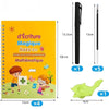 Dimensions et contenu du set WriteSpark avec 4 cahiers, un stylo et 5 recharges d'encre - Cocon d'Ange