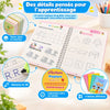 Cahier WriteSpark avec rainures 3D, papier épais et exercices guidés pour enfant - Cocon d'Ange
