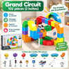 MagniTrack Grand Circuit 102 pièces avec deux voitures et multiples parcours à construire - Cocon d'Ange