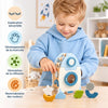 Enfant utilisant RocketWiz pour explorer les formes, les couleurs, la motricité et la réflexion - Cocon d'Ange
