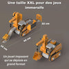 Dimensions XXL d’un Véhicule de Chantier pour Enfant déplié pour un jeu immersif – Cocon d'Ange