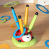 Jeu de lancer d'anneaux ActiBug avec cible coccinelle et anneaux colorés pour enfant - Cocon d'Ange
