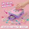 Le tiroir magique CharmCraft en 3 étapes : remplir de perles, appuyer, créer le bijou - Cocon d'Ange